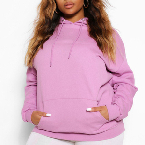 High Quality <b>Lightweight</b> Quickdry Winter Women's Streetwear <b>Hoodies</b> 100% Cotton Drop Shoulder Oversized Design Breathable - Product Image 4