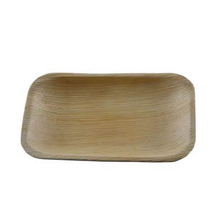 Assiette biodégradable écologique Vaisselle en feuille de palmier Plateaux jetables en feuille de palmier au prix de gros - Product Image 3