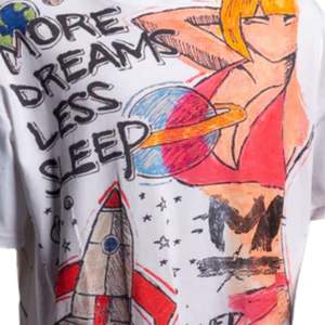 T-shirt graphique pour cours d'art pour hommes et femmes, design de croquis peint à la main, coton surdimensionné, streetwear créatif - Product Image 4