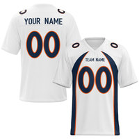 Jersey de Fútbol Americano Sublimado con Diseño Personalizado, Tejido de Malla Transpirable, Control de Humedad, Calidad Garantizada Directamente de Fábrica OEM