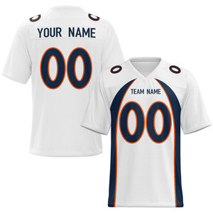 Camiseta de fútbol americano de diseño personalizado tela de malla transpirable humedad OEM directo de fábrica calidad asegurada Flexible envío rápido - Product Image 4