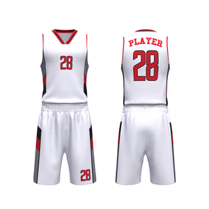 Vêtements de sport de basketball de qualité supérieure, prix direct usine, nouveau design, logo imprimé, grande taille, respirant, séchage rapide, 100% polyester - Product Image 3
