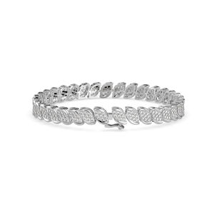 Nouveau design Premium Quality Sterling Silver Diamond Bezel Ring Platinum Channel Setting Cushion Moissanite Bracelets Bangles - Product Image 2