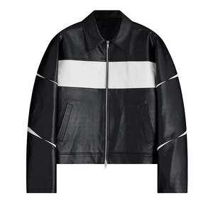 Vestes en cuir Vêtements personnalisés Vêtements d'hiver Veste en cuir Prix de gros Vestes en cuir de haute qualité - Product Image 3