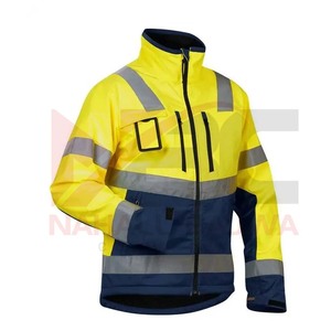 Vente en gros de vestes de sécurité personnalisées haute visibilité en coton et polyester avec logo personnalisable - Product Image 1