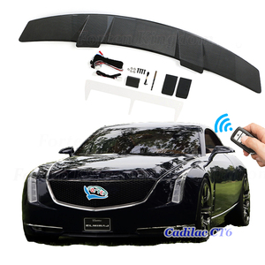Aileron de coffre en fibre de carbone ABS Aileron de coffre contrôlé à distance Mugen Aileron de coffre arrière de voiture électrique pour Cadillac CT6 CT5 2019-2023 - Product Image 1