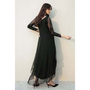 Ensemble pour femmes en mousseline de soie brodée PR-558 - Product Image 2