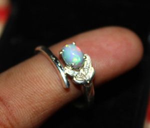 แหวนหมั้นแหวนแต่งงาน925อัญมณีโอปอลของชาวคริสต์เอธิโอเปียคุณภาพดี - Product Image 4