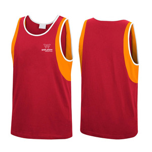 เสื้อแขนกุดสำหรับผู้หญิงใช้ได้ทั้งชายและหญิงผลิตตามสั่งสีพื้นดีไซน์ล่าสุด - Product Image 1