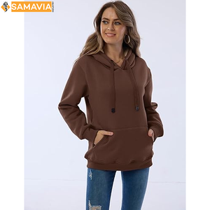 ชุดวอร์มโอเวอร์ไซส์สำหรับสตรีทแวร์เสื้อฮู้ดโชว์ไหล่กางเกงวิ่ง - Product Image 6