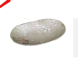 จานอลูมิเนียมโลหะทรงรีสำหรับร้านอาหารและบาร์ที่บ้านและโรงแรมมาตรฐาน - Product Image 1