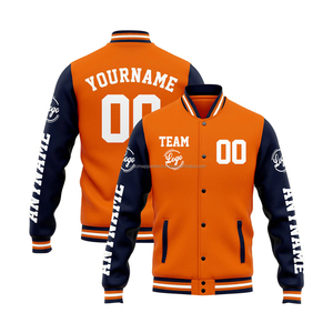 แจ็กเก็ตตัวแทนมหาวิทยาลัย MCACVJ-157ตามสั่งสำหรับโรงเรียนจิตวิญญาณคอตั้งคอตั้งอุปกรณ์ตกแต่งด้านหน้าสำหรับทีมกีฬาสั่งซื้อจำนวนมาก - Product Image 1