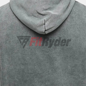 Sudadera con Capucha 100% Algodón, Lavado Ácido, Invierno, Alta Calidad, Impermeable, Secado Rápido, Transpirable, Diseño de Logotipo Personalizado, Cuello con Capucha, Varios Tamaños - Product Image 3