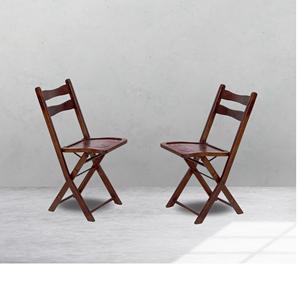 ACACIA Wood Foldable <b>Dining</b> <b>Chairs</b> <b>Set</b> <b>of</b> <b>2</b> wooden foldable <b>chair</b> - Product Image 1