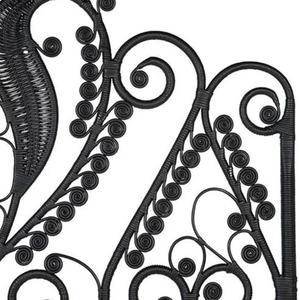 Tête de lit en rotin noir de luxe, mobilier de chambre à coucher, taille Queen, taille King, prix de gros compétitif au Vietnam - Product Image 2