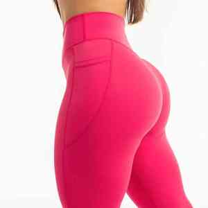 2025 Women's High-Waist <b>Flared</b> Yoga Pants Workout & Running <b>Leggings</b> with Pockets - Product Image 3