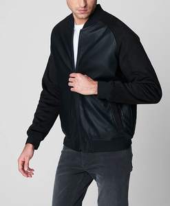 Nouveau Blouson aviateur en cuir de chèvre marron à la mode sur mesure Vestes en cuir de mouton véritable pour hommes - Product Image 4