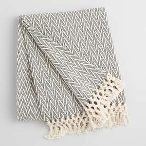 Manta suave de Jacquard de algodón ecológico 100% tejida personalizada para ropa de cama con fines decorativos - Product Image 2