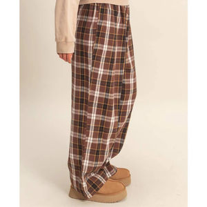 Pantalones de salón de franela para mujer Cintura media Ecológico Transpirable Diseño personalizado Tamaño Pantalones de salón de franela para mujer Cintura media - Product Image 6