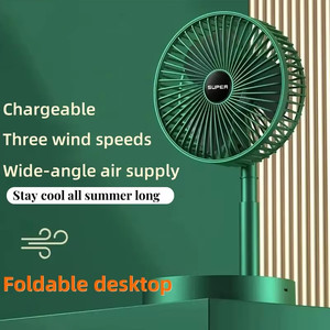Ventilateur pliable réglable, nouveau mini ventilateur de bureau portable alimenté par USB, rechargeable à domicile, faible bruit, avec refroidissement 5V, portable et pliable - Product Image 1