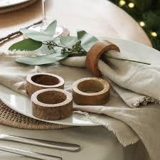 Walnut Finishing <b>Tissue</b> <b>Paper</b> Holder Napkin Ring For Wedding Or <b>Christmas</b> Party Usage Napkin Ring Holder Restaurant Hotel - Product Image 2