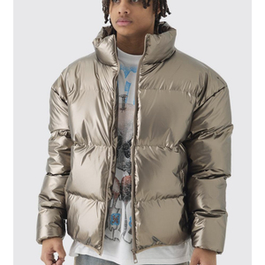 Veste matelassée personnalisée pour homme, veste d'hiver isolée et légère, approvisionnement en gros - Product Image 1
