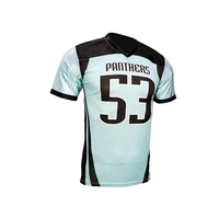 Jersey Sepak Bola Amerika Sialkot Terbaik, Cetak Transfer Panas, Nama Tim & Nomor Kustom, Bahan Mesh 100% Polyester Anti Lembap