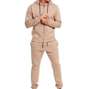 Alta calidad Cargo Tech Fleece Unisex Multi bolsillo hombres Joggers trajes conjunto Slim Fit entrenamiento desgaste dos piezas conjunto chándal para hombres - Product Image 1