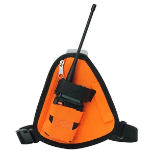 वॉकी टॉकी दोहन छाती जेब पैक पाउच पिस्तौलदान बैग ले जाने के लिए Baofeng <span class=keywords><strong>UV</strong></span>-<span class=keywords><strong>5R</strong></span> <span class=keywords><strong>UV</strong></span>-13 प्रो <span class=keywords><strong>UV</strong></span>-9R BF-888S TYT दो तरह रेडियो - Product Image 2