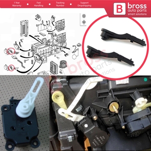 BDP128 A/C Heating Ventilation <b>Control</b> Operating Lever <b>Stepper</b> <b>Motor</b> Arm For A2038300033 C W203 CL203 S203 CLC W209 CLK G W463 - Product Image 5