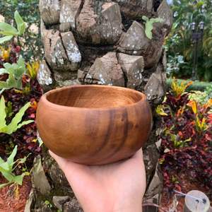 Handmade Rustic Eco-Friendly Natural <b>Wooden</b> Bowl for Salad Serving or Kitchen/Dining Table Decor - Product Image 6