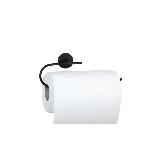 Noir inoxydable rouleau de papier porte-serviettes porte-serviettes salle de bain Wc papier cintre salle de bain accessoires fournitures