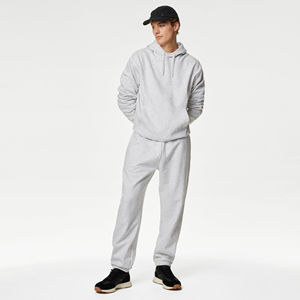 Pull à capuche à manches longues de haute qualité pour hommes, haut tendance avec logo personnalisé OEM ODM Vente en gros de vêtements hiver Sweats à capuche à capuche avec col - Product Image 5