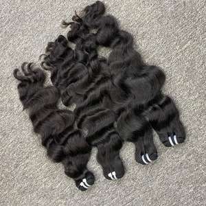 ผมต่อแบบลอนธรรมชาติผม100% บริสุทธิ์ผมลอนแบบคู่ - Product Image 4