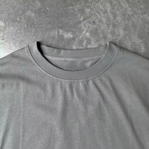 Nouveau design T-shirt épais 100% coton à col ras du cou pour hommes, sérigraphie personnalisée, logo imprimé, boîte adaptée - Product Image 3