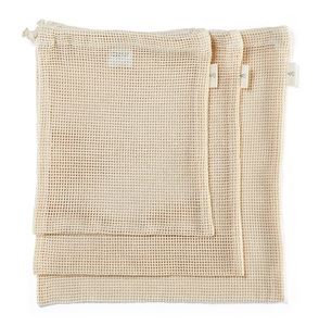 Bas prix étiquette personnalisée coloré Net Crochet réutilisable Shopping français épicerie fourre-tout coton maille sac agriculteurs sac - Product Image 2