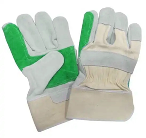 High Performance Reinforced Cowhide Split Leather Work <b>Gloves</b> Heavy Duty Construction Industries Leather Safety <b>Rigger</b> <b>Gloves</b> - Product Image 4