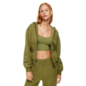 Sudaderas CON CAPUCHA DE CALIDAD fina para mujer del fabricante Diseño de sublimación único color personalizado para sudaderas con capucha de mujer - Product Image 5
