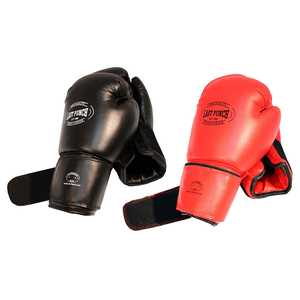 Hammer Pro Gants de boxe Velcro-Noir/Noir-rouge - Product Image 1