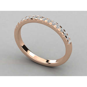 Bague pour femme en or 18 carats avec diamant de laboratoire - Product Image 4