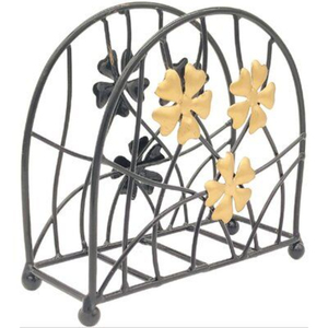 Décoration de table de conception standard porte-serviettes en métal de qualité supérieure porte-serviettes en or porte-mouchoirs fournitures de restaurant d'hôtel - Product Image 4