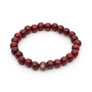 Custom Unique Designed Wood Beads Bracelet Trendy Look Party And Wedding Wear Ladies Supplier From India