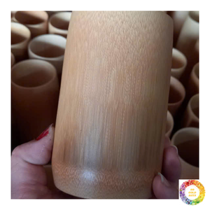 Compostable <b>Bamboo</b> <b>Cup</b> For Drinking Hot Or Cold Beverages - Handmade Tea Mug With Custom Logo Available For Export Wholesale - Product Image 5