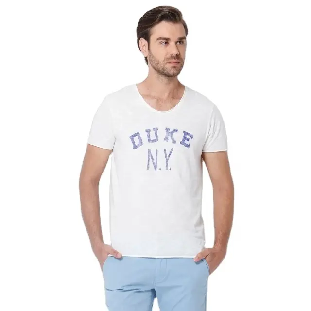 Best Of 2023 Nouveau design Logo personnalisé Imprimé Graphisme 65% coton Élection Tricotage Promotionnel T-shirts pour hommes Expédiés dans le monde entier