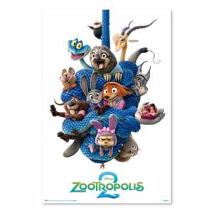 Modern Main <b>Poster</b> for Zootopia 2 Zootropolis 2 Designed in Paper - Product Image 5