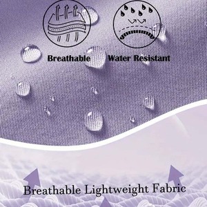 กางเกงขายาวผู้หญิงสำหรับฤดูหนาว น้ำหนักเบา สวมใส่สบาย ระบายอากาศได้ดี เป็นมิตรกับสิ่งแวดล้อม แห้งเร็ว ผลิตจากโพลีเอสเตอร์/ผ้าฝ้าย ปรับแต่งได้ เอวยางยืดแบบแบน - Product Image 5