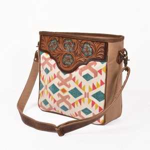 Vente chaude Vintage bohème en cuir véritable sac à main Unique nouveau Design avec fermeture éclair à la main usiné selle couverture sac à bandoulière - Product Image 3