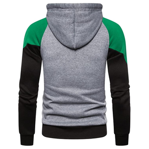 Sweat à capuche sport surdimensionné pour femmes sweat polaire épais poches kangourou couleur unie bloc imprimé brodé contraste - Product Image 2