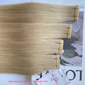 # Extensions de cheveux à clipser droites et normales en 24 couleurs, extensions de cheveux vierges humains vietnamiens, prix de gros - Product Image 2
