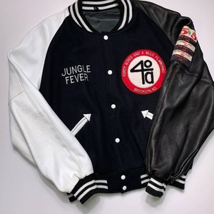 Veste universitaire pour homme manches en cuir véritable et laine mélangée Letterman Boys College jackets WEAR legends boy - Product Image 5